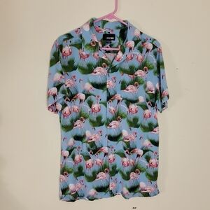 Amplify Men's Flamingo Shirt Size L